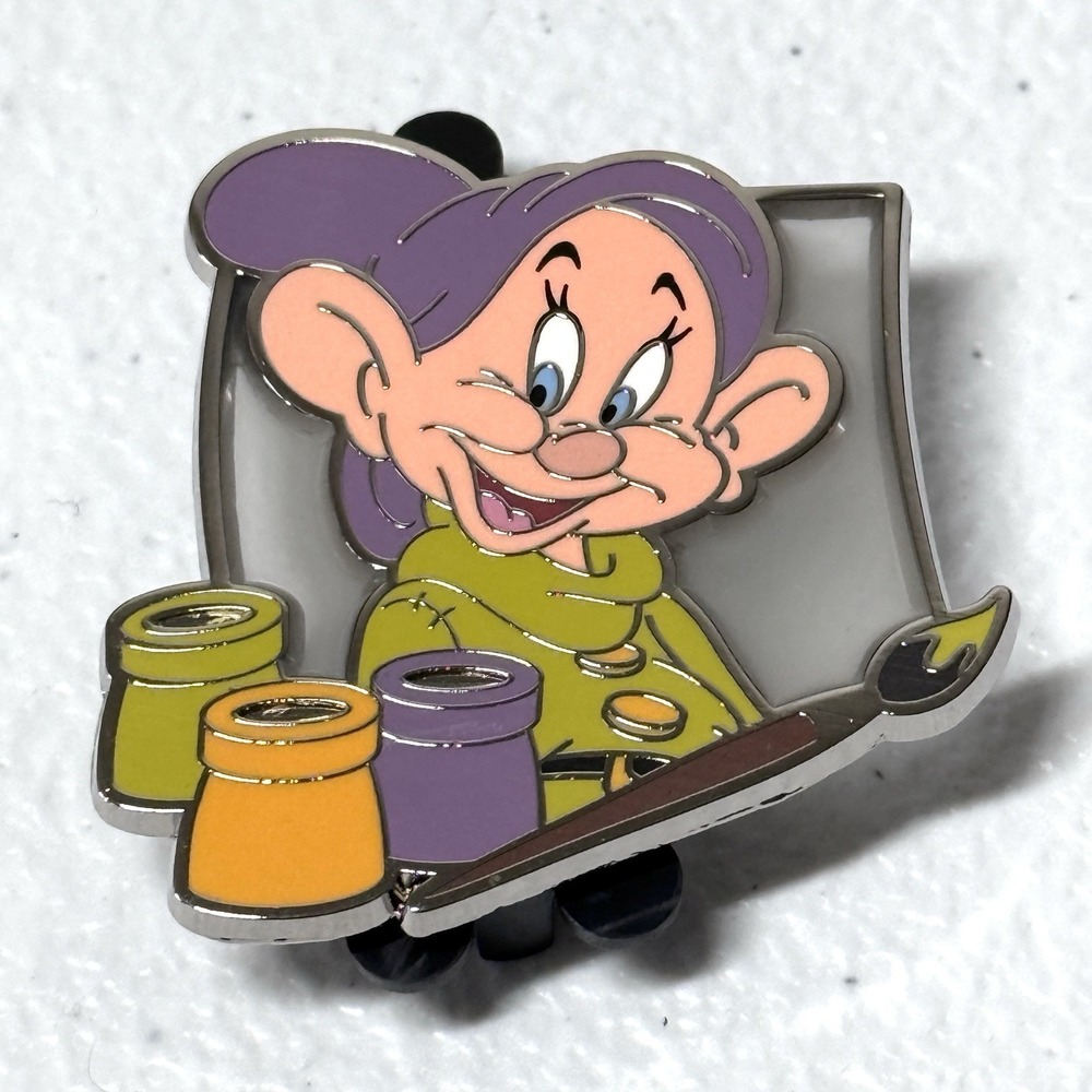 Disney Brush of Magic Mystery Pin DOPEY Snow White Series 1 Limited Release‎ NEW
